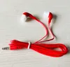 500Pcs Colorful Wired Earphones 3.5MM Jack Disposable Earphone Headphone Low Cost Student Promotion Gift Earbuds for Universal Phone android mp3 E05