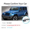 for Jeep Wrangler JK 2007~ Wiper Blades Front Window Windscreen Windshield Wipers Car Accessories 2008 2009 2015