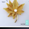 Pins, Brooches YDGY Fashion Brooch Glamorous Double Layer Pearl Garment Pin Female High-end Suit Jacket Accessories