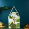 Gift Wrap 5pcs Chinese Dragon Boat Festival Zongzi Rice Dmplings Ball Sushi Packaging Box Portable Kitchen Tool