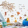 Väggklistermärken 1 ark klistermärke kreativt fruktdekal Thanksgiving fönster