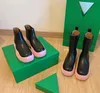 2021 Designer - bottes Martin en cuir véritable d'hiver de mode élastique moyen et élevé de qualité supérieure 5 couleurs