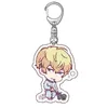 2021 Tokyo New Fashion Anime Perifer Keychain Hängsmycke Ring Ryggsäck Dekoration Akrylfläkt Samling Present G1019