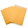 Żółty Kraft Papier Bubble Koperty Torby Mailerów Wyściełany Koperta Statek Z Bubbles Mailing Torba 10 Rozmiary