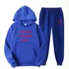 Anpassade män Kvinnor Tracksuit 2 Pieces Suits Hoodies Jogger Vinter Sportkläder Satser Hooded Pants Hip Hop Sports Herrkläder G1222