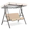Shade 40# 3 Seater Outdoorwaterproof Swing Cover Chair Bench Replacement Patio Garden Case Cushion Backrest Dust