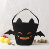 Festival Bucket Tas Party Gunst Halloween Canvas Candy Ornamenten Pompoen Handtassen Geel Zwarte Ghost Witch 8 8ZS Q2