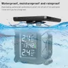 TPMS-motorfietsen Bandendrukbewakingssysteem met 2 Sensoren LCD Display Auto Alarm System Wireless Solar Real-Time Tester