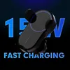 15W Qi Fast Charging Auto-Clamping Mount Air Vent Phone Draadloze Smart Control Mini Autolader Houder