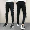 Koreanska sommar män byxor märke streetwear harem smal passform hip hop alla matcha casual byxor kläder 28-36 210715