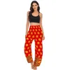 Bohemia Ladies Golden Elephant Printed High Waist Pants Thailand Elastici Jogger Woman Trouser Summer Thin Harem 210604