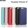 Фундас случаи для Huawei Honor 9 Clear TPU и матовый твердый цветной корпус для Huawei Honor9 задняя крышка защищать кожу кремния кремния