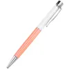 24 Colors Empty Tube Ballpoint Pens DIY Self-filling Metal Pen School Stationery Office Supplies Writing Gift Party favors