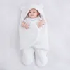 赤ちゃん寝袋ウルトラソフトフリフリース生まれた毛布幼児男の子女の子服睡眠保育園ラップスワッドル220216