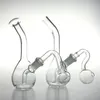 6 Inch 14mm Female Glass Egg Water Bong with Hookah 2 Pcs Big Bowl Male Oil Burner Thick Pyrex Clear Mini Smoking Pipes