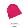 2021 Yün Beanies Şapkalar Düz Renk Erkekler Ve Kadınlar Güz Kış Kapaklar Avrupa Amerikan Örme Şapka Akrilik Soğuk Beanie