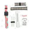 Sublimation Smart Watch Bands Home PU-Lederbänder für Serie 1/2/3/4/5 38 40 42 44 mm Ersatzbänder Handgelenkarmband für Männer Frauen Großhandel