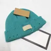 Hombres diseñadores de moda goreie sombrero gorros marca gorras sombreros para hombre invierno tapa de punto para mujeres carta bordado otoño