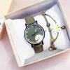 Women039s Watch S Dress Woman039s zegar Daisy Flowers Lovely Ladies039Watches Bransoletka Zestaw losowy mat