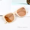 Kids Tortoise sunglass 2021 summer Girls rivet square frame sunglasses childrenbeach glasses boys adumbral sun glass A71175566047