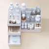 Makeup Organizer for Cosmetic Large Capacity Storage Box Desktop Jewelry Nail Polish Drawer Container 211102