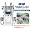 Máquina de congelamento de gordura de gordura Cryolipólise Equipamento de congelamento de peso do corpo de congelamento do corpo Slim Medical Silicone Material Handles416