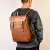 HBP Orange Freizeit-Rucksack, modische Tasche, Herren-Rucksäcke, Reisen, Gezeitenkarten, Straße, Europa und Amerika, einfache Schule, Trend, Computertaschen