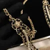 2020 marke Fashion Party Frauen Vintage Dicke Kette Leder Gürtel Gold Farbe Doppel Perlen Halskette Gürtel Partei Edlen Jewelry343I