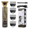 Hair Clipper Electric Razor Men Steel Head Shaver Gold avec USB Styling Tools4245415