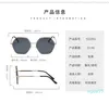 Sunglasses de mode non marques 2021 Nouveau Métal octogonal Hommes Femmes UV Lentilles de soleil avec étui en cuir original gratuit, tissu, boîte, accessori