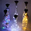 2M бутылка пробковая медная проволока Fairy струнный свет 20 светодиодная солнечная гирлянда рождественские декоративные лампы - чистый белый