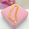 Eslabón, cadena, pulsera de mujer de Color dorado, exquisito Fénix para mujer, joyería de aniversario de boda, no se decolora, adorno de mano delicado