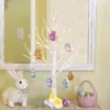 60cm bouleau LED décorations de Pâques pour la maison de Pâques arbre artificiel décoration de mariage lumières joyeuse maison de Pâques maison lumière cadeau 210408