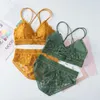 Vrouwen kanten beha sets naadloze ondergoed backless vest sexy slipje lingerie gevoerde bralette ultrathin slips vrouwelijke intimates si