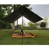 Camping Awning Canopy Tent Anti-UV SunshadeRainproof Ultra-light Waterproof Tent Tarp Shelter Fishing Shed For Camping Picnic Y0706