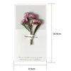 Valentine Fleurs Cartes De Voeux Party Favor Gypsophila Bénédiction Manuscrite Séchée Cadeaux Carte Anniversaire De Mariage Invitations T2I53308