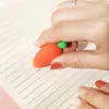 2 pièces Mini gommes à carottes Miniature légumes crayon gommes pour enfants enfants fête faveurs école classe récompenses fournitures