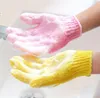 200 stks schoner doek badhandschoen scrubber hydraterende spa huidverzorging exfoliërende handschoenen wassen schoon gezicht lichaam