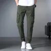 Men's Pants 2022 Male Pocket Tooling Harem Black Hip-hop Casual Loose Jogging Trousers Fashion Street Men