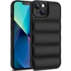 Casos de teléfono de TPU no cubiertas de hojaldas para iPhone 12 11 Pro Max XS XR Funda de protección de la cámara de la cubierta de la cámara