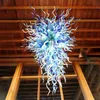 Luxury Cool Blue Chandeliers Lamp led Lights Art Lighting Murano Glass chandelier Lamps Home Decor