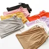 Damenhose mit weitem Bein und Taschen, Sommer, lässig, weiche Eisseide, weites Bein, elastische Taille, Hose 210524