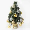 Julgran dekor boll souvenirer xmas fest glitter hängande bollar krans prydnad dekorationer för hem julklapp 24st 3cm / 1.2 "per låda