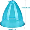 Accessori per strumenti dimagranti 1 paio 21 cm 180 ml La più grande tazza di plastica di dimensioni XXL per la macchina per il sollevamento del sedere Attrezzatura per l'aspirazione del vuoto dell'ingrandimento del seno