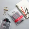 Gelpennor 0,5 mm 100 st full nålrör penna svart röd blå färg kolskolskrivning kontor leveranser stationer grossist b057