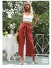 Women's Pants & Capris 2021 Lightly Cooked Style Solid Color Loose Wide Legs Fashion Temperament Casual Summer Ladies