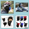 Maski świąteczne Party Supplies Home Pogródka Rowerowa Motocykl Pół Twarzy Zima Ciepła Odkryty Sport Bike Rower Cap CS Riding Mask EPA