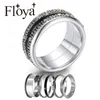 Cremo Black Ringe Titanium Marke Austauschbarer einfacher Edelstahl Ring Modeschmuck Ganzes