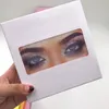 Livre de cils créatifs Logo privé personnalisé Logo en gros de la boîte en gros cils de bande complète 3 paires cils avec eyeliner, coiffure en pincement Case miroir