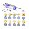 Küche, Esszimmer, Bar, Zuhause, Garten, Kekse, Keksherstellung, Pressmaschine, Küchenwerkzeug, Backgeschirr mit 10 Formen und 8 Düsen, Rahmenpistole, Dekor-Ba
